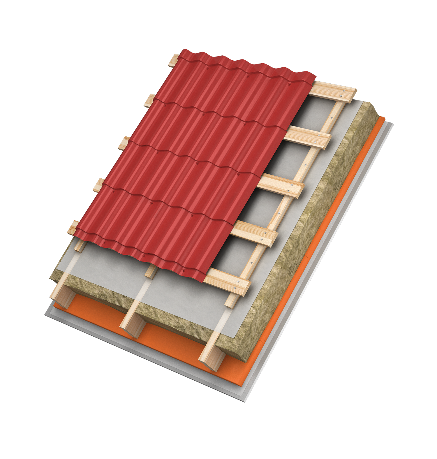 Доутепление скатных крыш изнутри